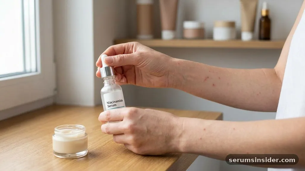 Acne-prone skin - how to use niacinamide serum