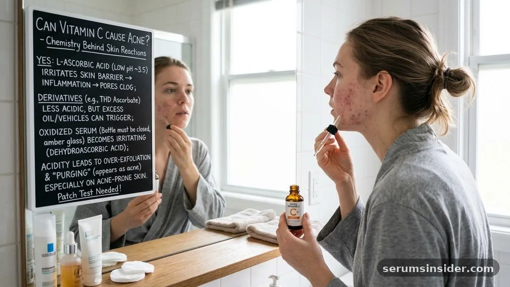 can vitamin c serum cause acne