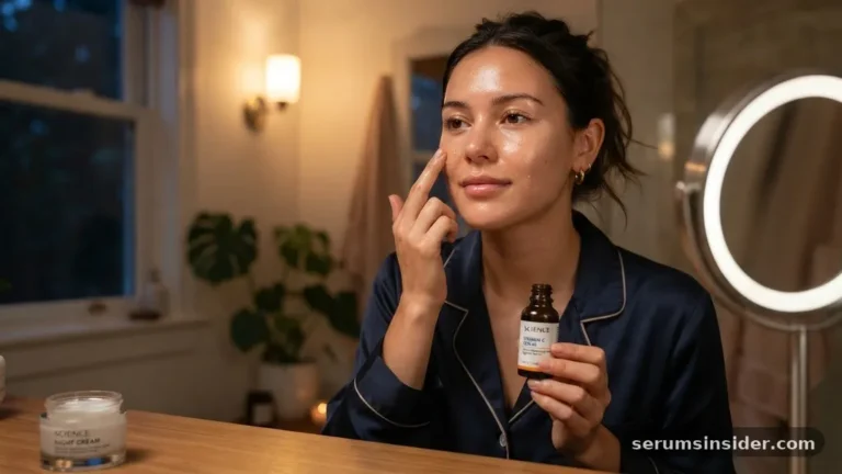 can you use vitamin c serum at night