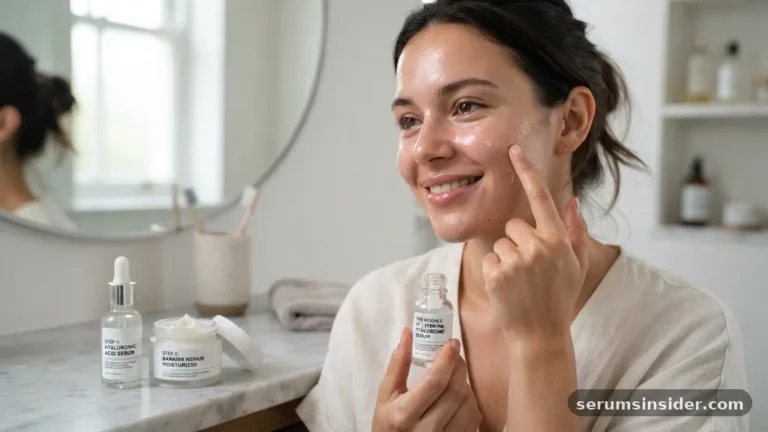 do you put serum on before or after moisturizer