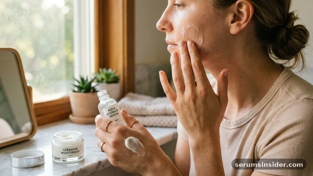 does serum go on before or after moisturizer