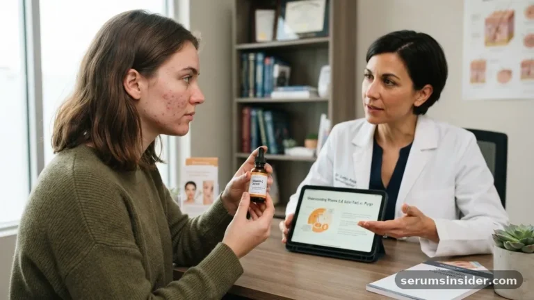does vitamin c serum cause acne