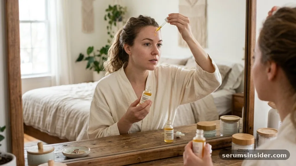 How to Add Vitamin C to Your Skincare Routine - vitamin c serum morning or night
