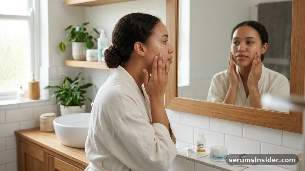 how to apply serum