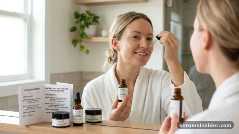 how to use face serum