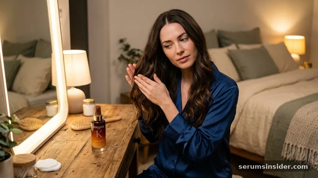 how to use kerastase 8h magic night serum