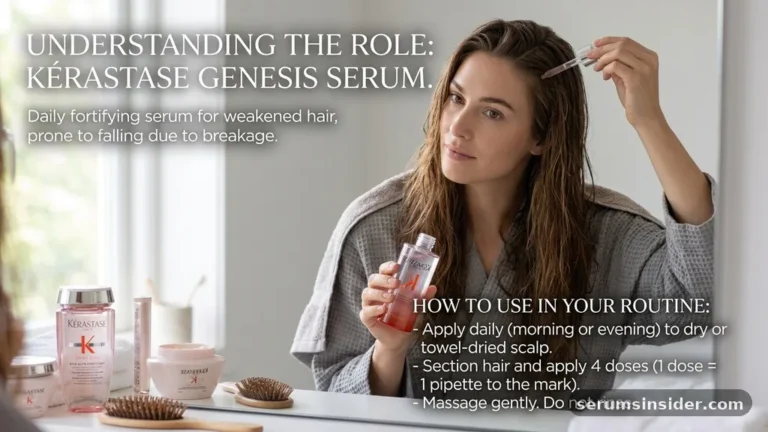 how to use kerastase genesis serum