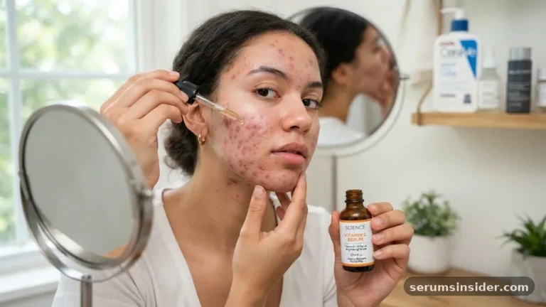 is vitamin c serum good for acne