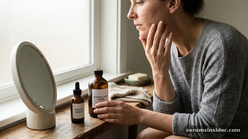 Retinol and glycolic acid for texture - what does serum do for your face