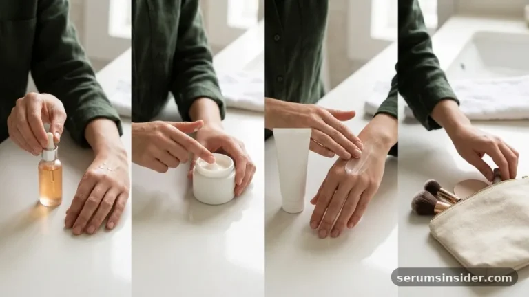 serum before or after moisturizer