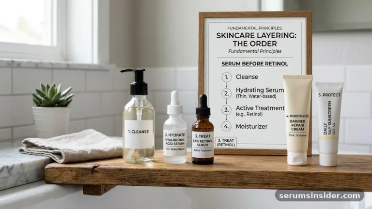 serum before or after retinol