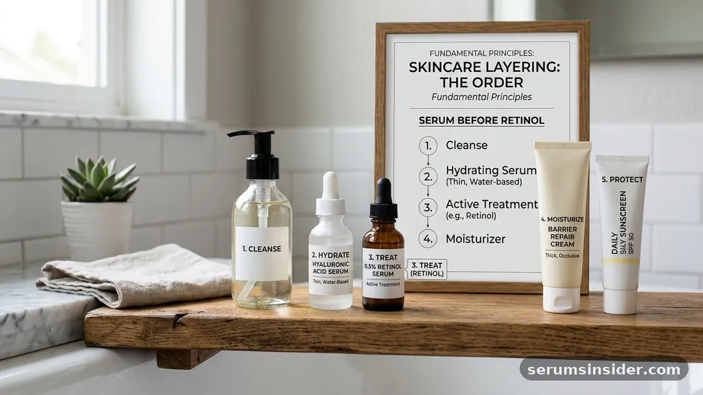 serum before or after retinol