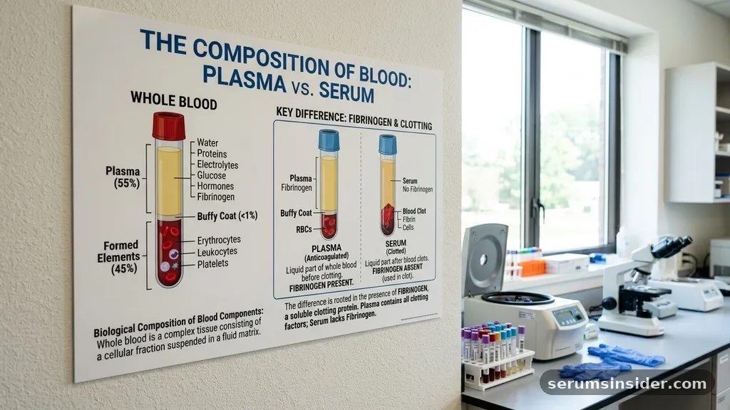 The Biological Composition of Blood Components - what is the difference between serum and plasma