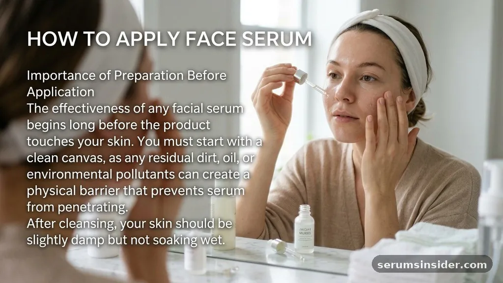 The Importance of Preparation Before Application - how to apply face serum