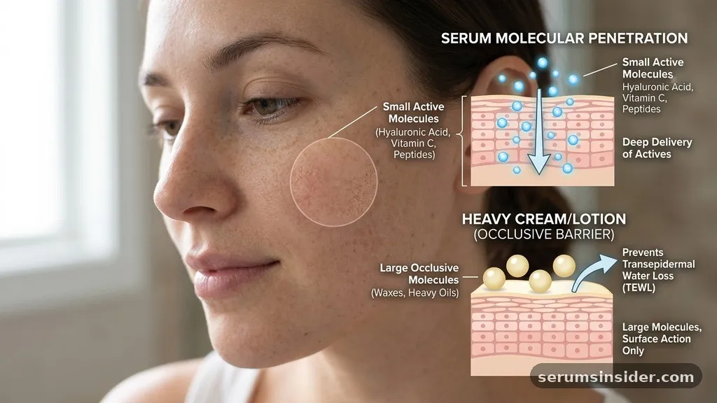 The Mechanism of Molecular Penetration in Skincare - what does a serum do for your face
