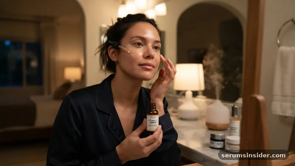 The Science of Nighttime Topical Application - how to use vitamin c serum on face at night