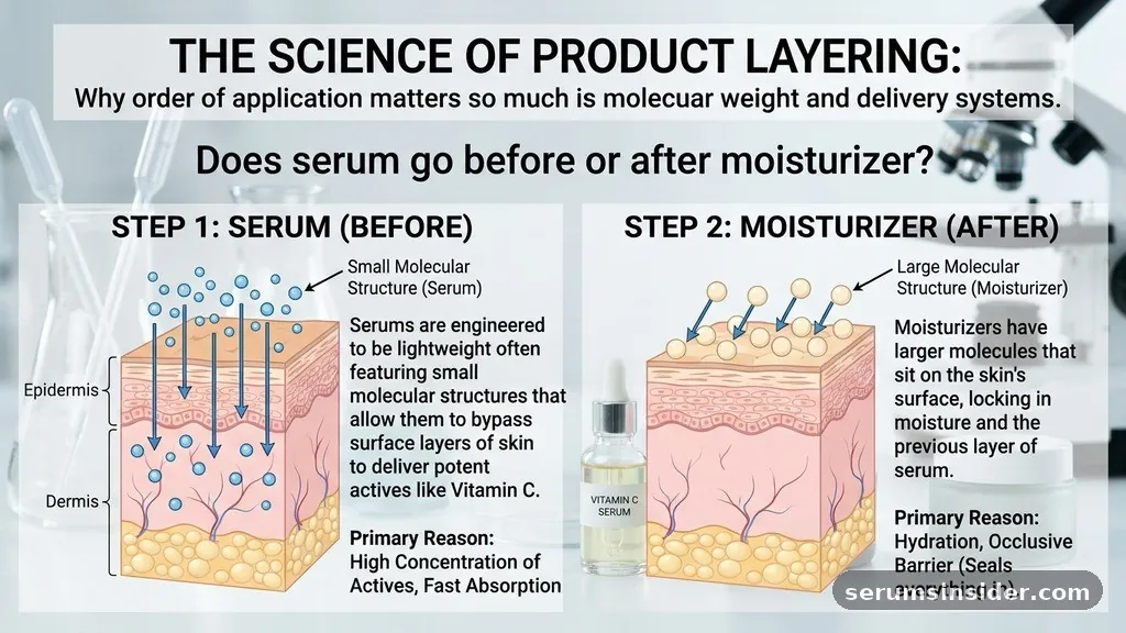 The Science of Product Layering and Absorption - does serum go before or after moisturizer
