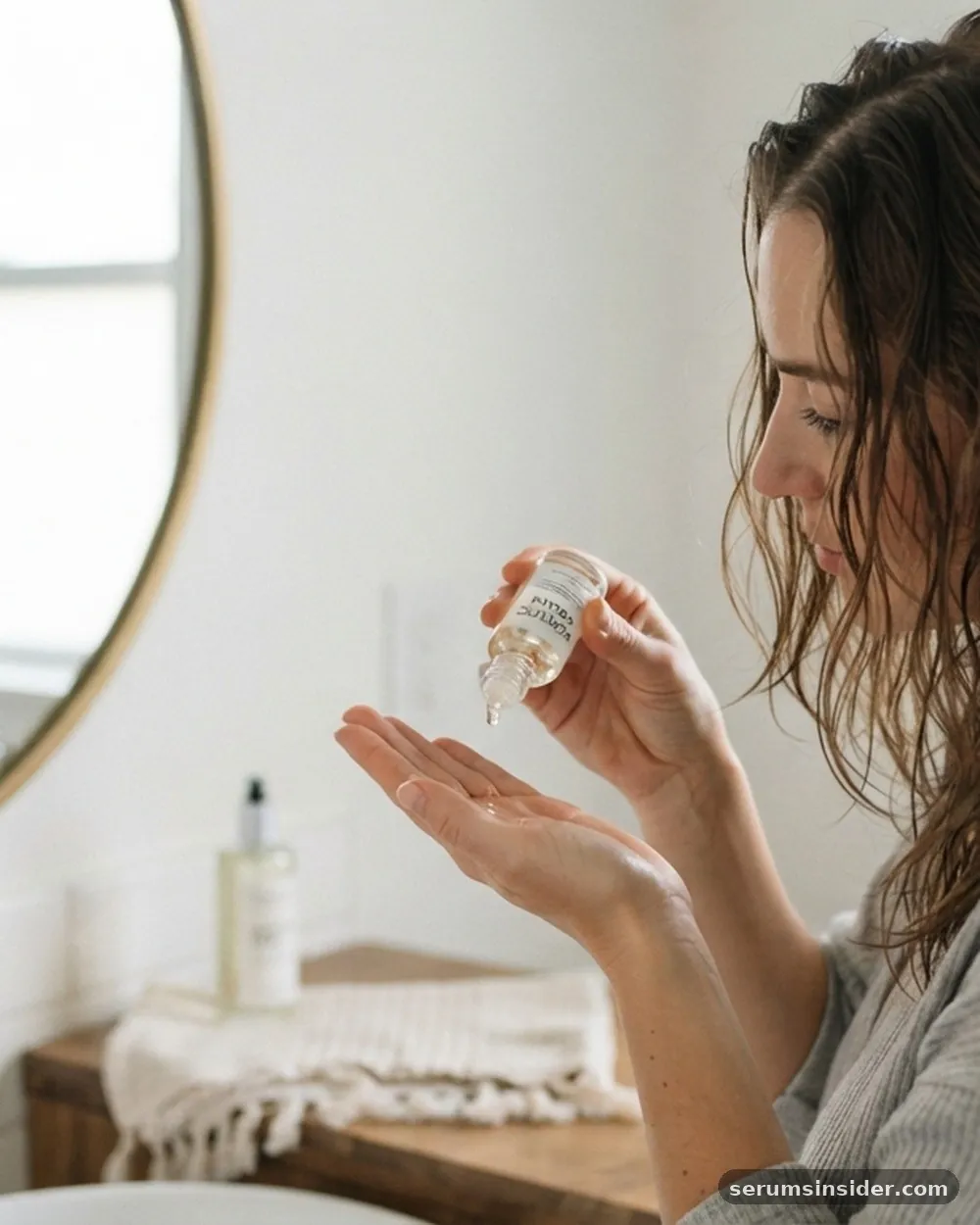 The Science of Serum: Damp Hair Versus Dry Hair - when to apply hair serum