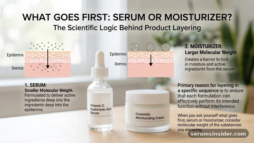 The Scientific Logic Behind Product Layering - what goes first serum or moisturizer