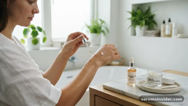 what comes first serum or moisturizer