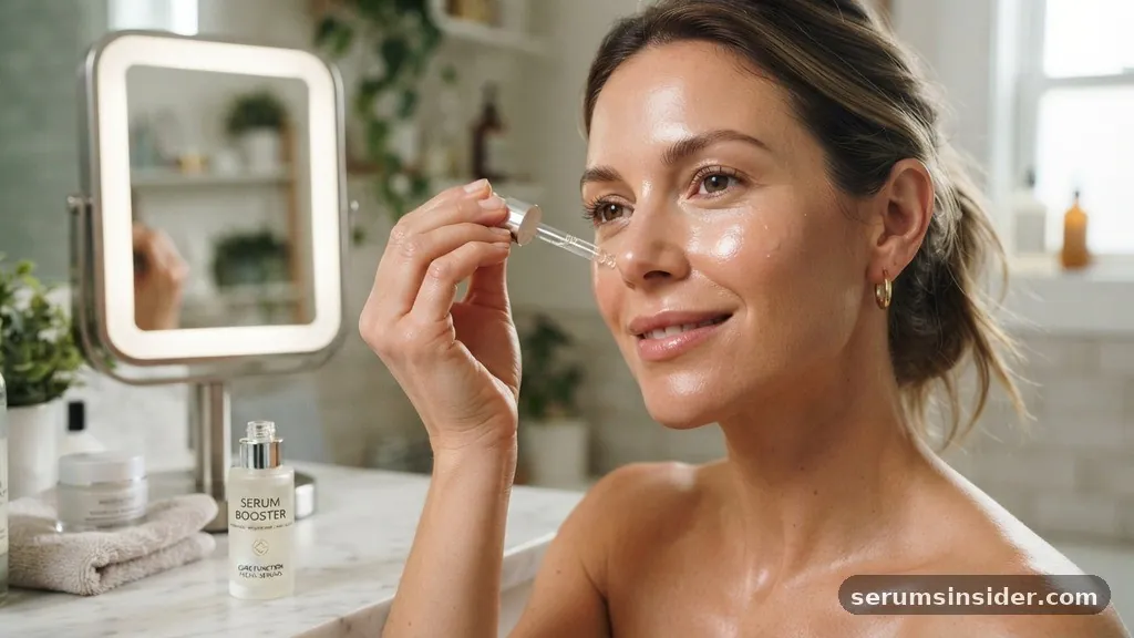 what does facial serum do