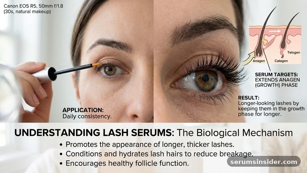 what does lash serum do