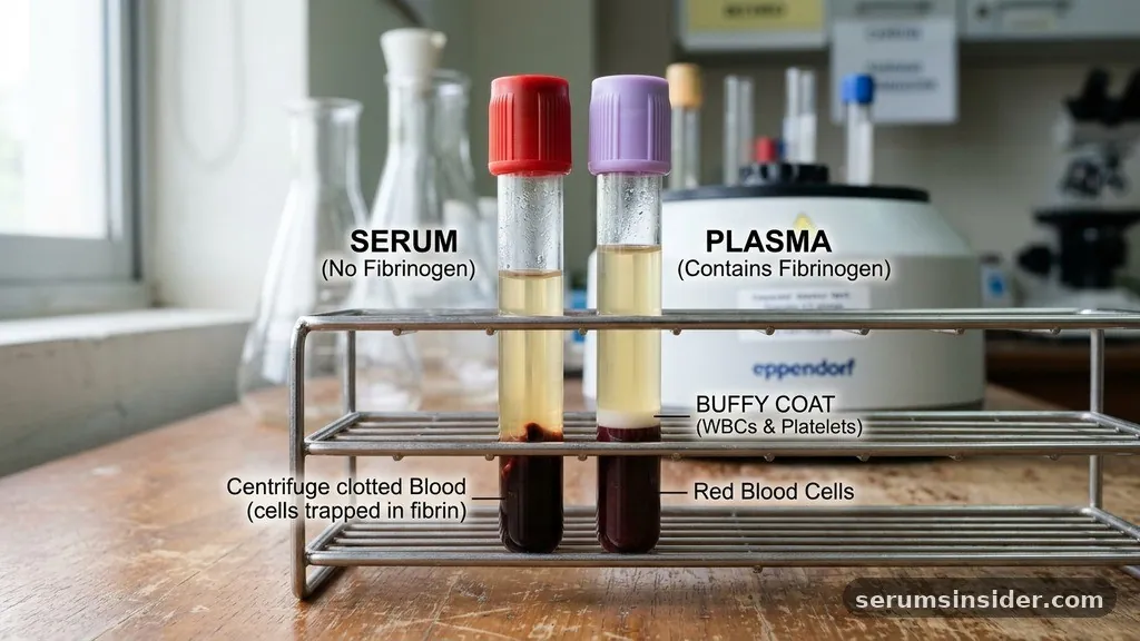 what is the difference between serum and plasma